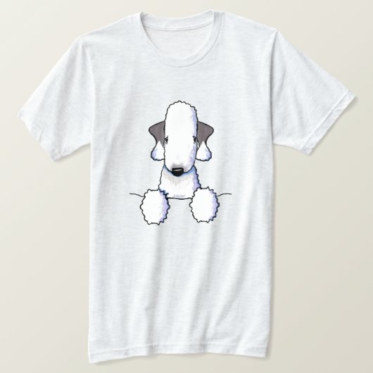 ベドリントンテリア Tシャツ (デザイン正面)