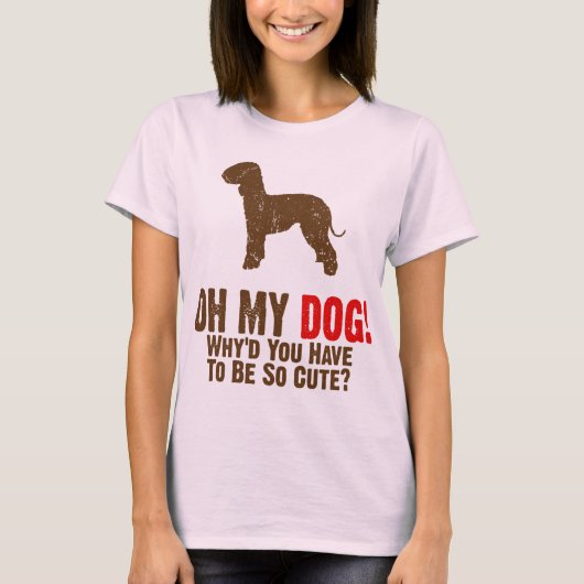ベドリントン・テリア Tシャツ (正面)