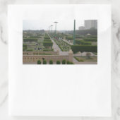 ベナジルパークシーニックランドスケーププリント 長方形シール (バッグ)