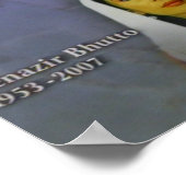 ベナジル・ブット ポスター (角)