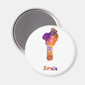 ベナンの水彩画 マグネット (正面/裏面)