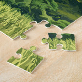 ベナンイラストレーショントラベルアートヴィンテージ ジグソーパズル (側面)