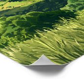 ベナンイラストレーショントラベルアートヴィンテージ ポスター (角)