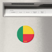 ベナン国旗魅力的国 マグネット (インサイチュ (食洗機))