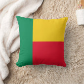 ベナン国旗(アフリカ) クッション (ブランケット)