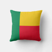 ベナン国旗(アフリカ) クッション (裏面)