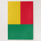 ベナン国旗（アフリカ） ジグソーパズル (縦)