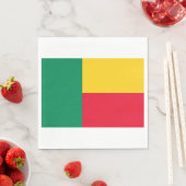 ベナン国旗(アフリカ) スタンダードランチョンナプキン (インサイチュ)