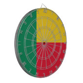 ベナン国旗（アフリカ） ダーツボード (正面左)