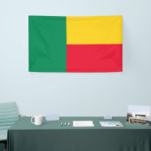 ベナン国旗（アフリカ） 横断幕 (トレードショー)