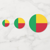 ベナン国旗 コンフェッティ (裏面)