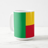ベナン国旗 コーヒーマグカップ (正面左)