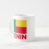 ベナン国旗 コーヒーマグカップ (正面左)