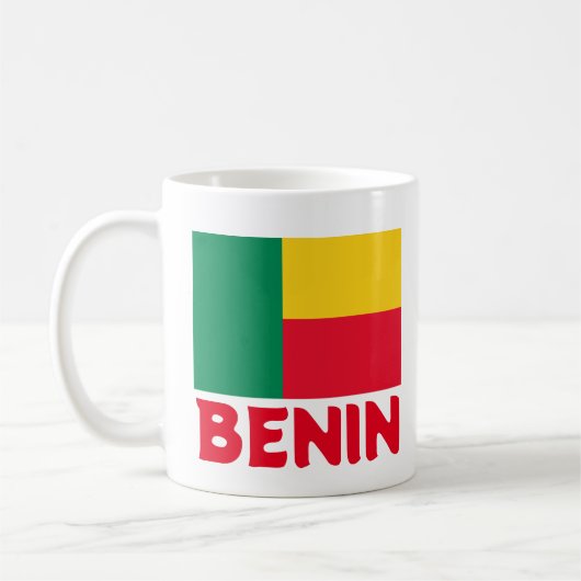 ベナン国旗 コーヒーマグカップ (左)
