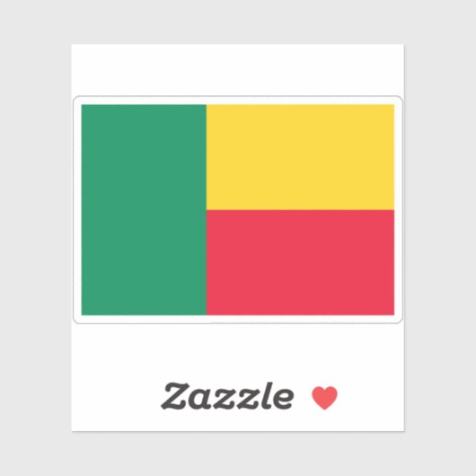 ベナン国旗 シール (シート)