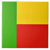 ベナン国旗 タイル (正面)