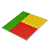 ベナン国旗 タイル (側面)