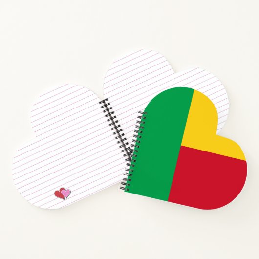 ベナン国旗 ノートブック (内部)