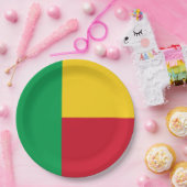 ベナン国旗 ペーパープレート (パーティー)