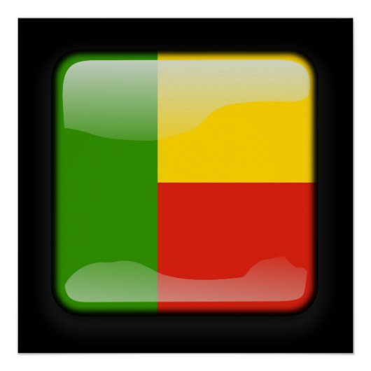 ベナン国旗 ポスター (正面)