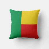 ベナン国旗x旗まくら クッション (裏面)
