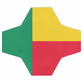 ベナン愛国旗 サッカーボール (フラット)