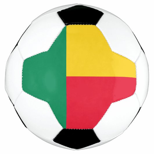 ベナン愛国旗 サッカーボール (正面)