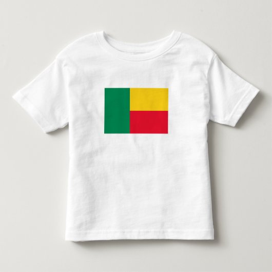 ベナン愛国旗 トドラーTシャツ (正面)