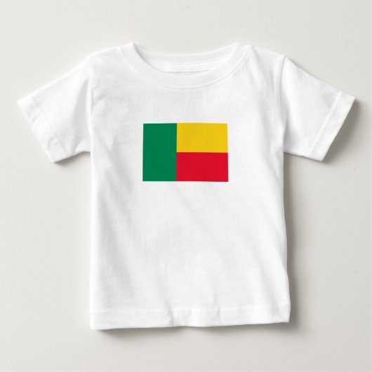 ベナン愛国旗 ベビーTシャツ (正面)