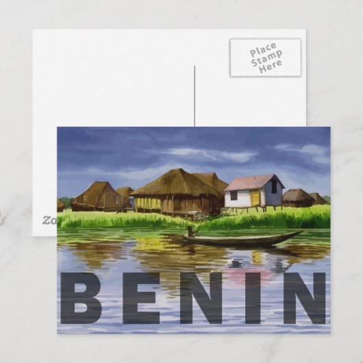 ベナン ポストカード (正面/裏面)