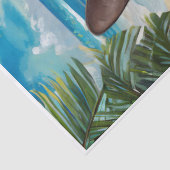 ベニガンがレイを上げるビーチシャム猫 薄葉紙 (詳細)