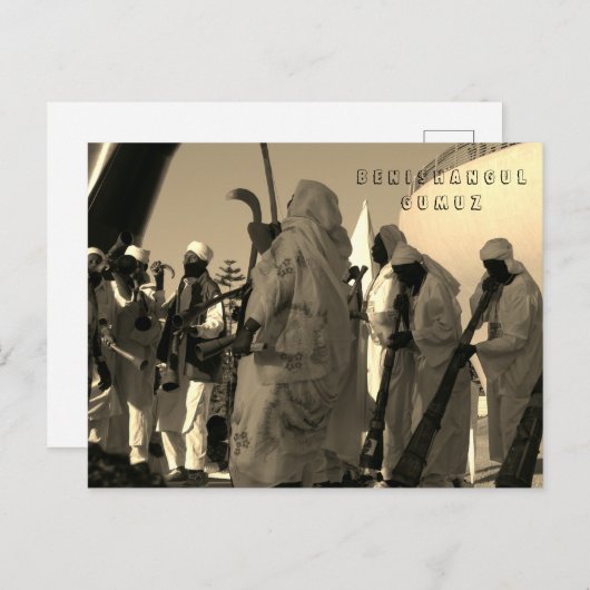 ベニシャングルグムズダ伝統的ンスエチオピア ポストカード (正面/裏面)