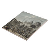 ベニスおよび盗難へのフランス人の記入項目 タイル (側面)