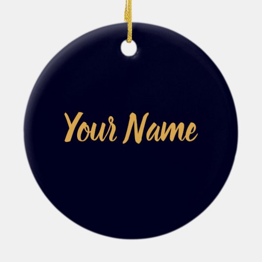 ベニスとゴンドラのイタリアカーニバルヴィンテージ セラミックオーナメント (裏面)