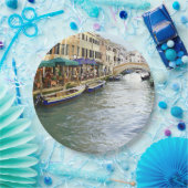 ベニスのカフェ ペーパープレート (パーティー)