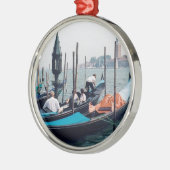 ベニスのクリスマスのオーナメント メタルオーナメント (左)