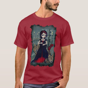 ベニスのゴシック様式吸血鬼の妖精のワイシャツのオオカミ Tシャツ