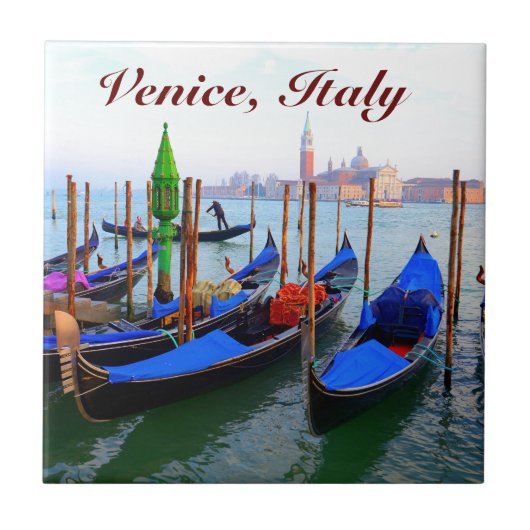 ベニスのゴンドラのカスタマイズイメージ タイル (正面)