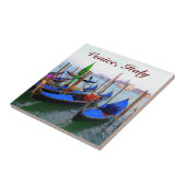 ベニスのゴンドラのカスタマイズイメージ タイル (側面)