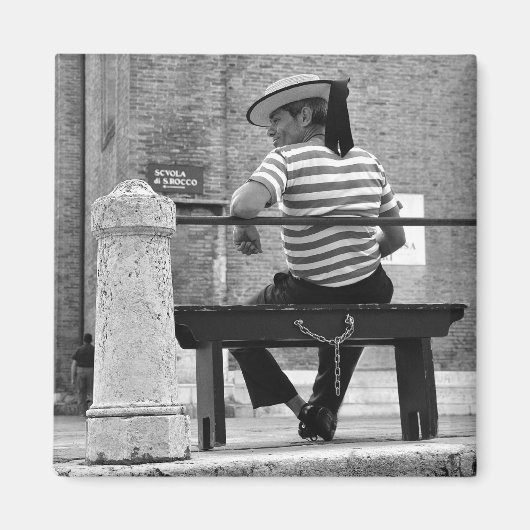 ベニスのゴンドラ磁石 マグネット (正面)