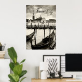 ベニスのゴンドラ ポスター (ホームオフィス)