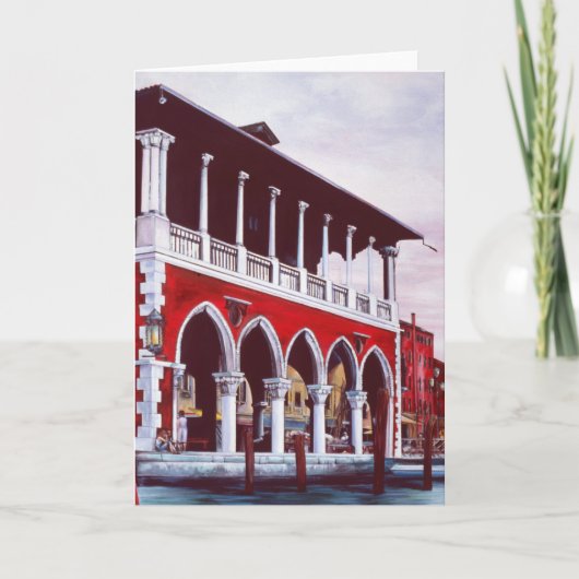 ベニスのチャームグリーティングカード カード (正面)