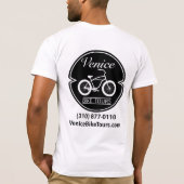 ベニスのバイク旅行 Tシャツ (裏面)