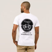 ベニスのバイク旅行 Tシャツ (裏面フル)