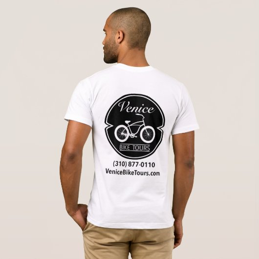 ベニスのバイク旅行 Tシャツ (裏面フル)