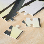 ベニスのビーチの空のロサンゼルスカリフォルニアの写真 ジグソーパズル (側面)