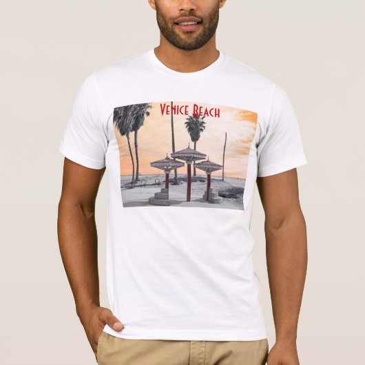 ベニスのビーチのllの人のTシャツ Tシャツ (正面)
