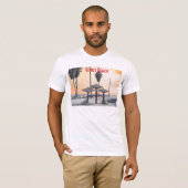ベニスのビーチのllの人のTシャツ Tシャツ (正面フル)