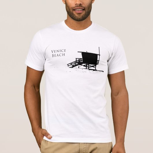 ベニスのビーチのTシャツ Tシャツ (正面)