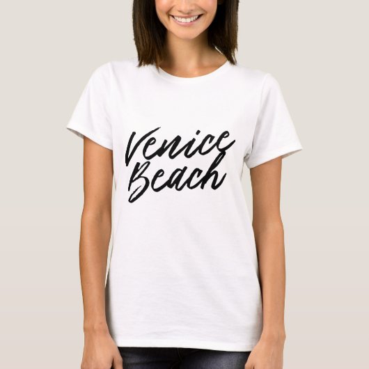 ベニスのビーチ Tシャツ (正面)